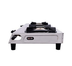 Chefman Stainless Steel Gas Stove 2 Burner Manual Ignition