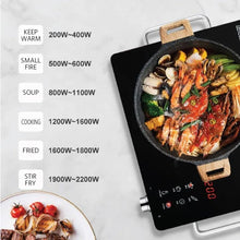 Chefman Premium 2200W Infrared Induction Stove - 3 Cooking Presets, Elegant Crystal Glass, Easy Soft Touch Buttons for Precision Cooking