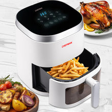 Air Fryer for Home with Transparent Cooking Window,Touch Control Temp & Timer