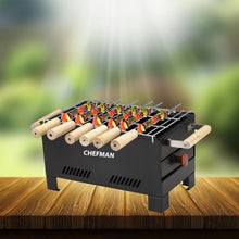 Chefman Charcoal Barbecue Grill with 8 Skewers: Perfect Grilling Companion for Flavorful Outdoor Feasts