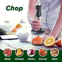 Chefman Hand Blender for Kitchen 1500 Watts|Super Silent DC Motor| Variable Speed & Turbo Function| 600ML Chopper& Multipurpose Jar